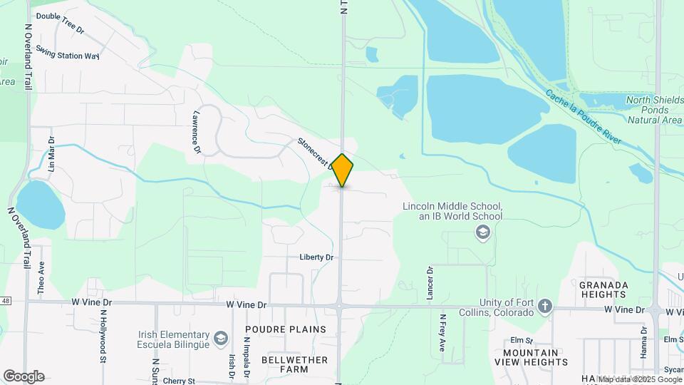 1024 N Taft Hill Rd Map and Location Details