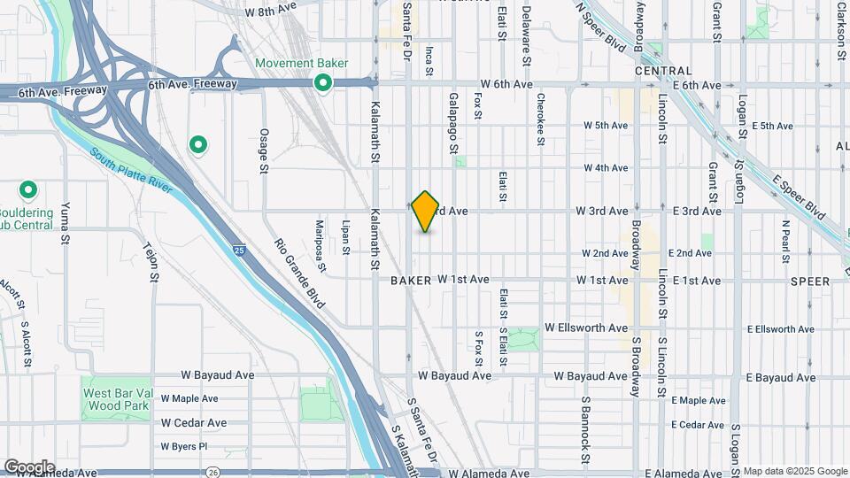 221-227 Inca St Map and Location Details