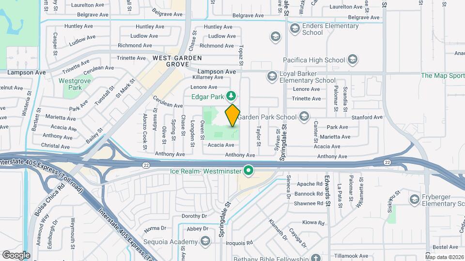 12781 Topaz St Map and Location Details