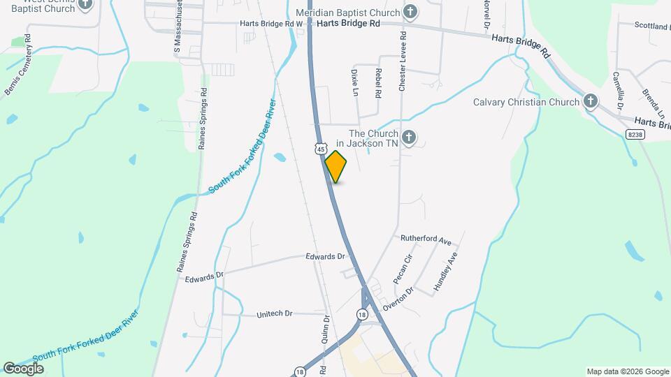 1814 S Highland Ave Map and Location Details