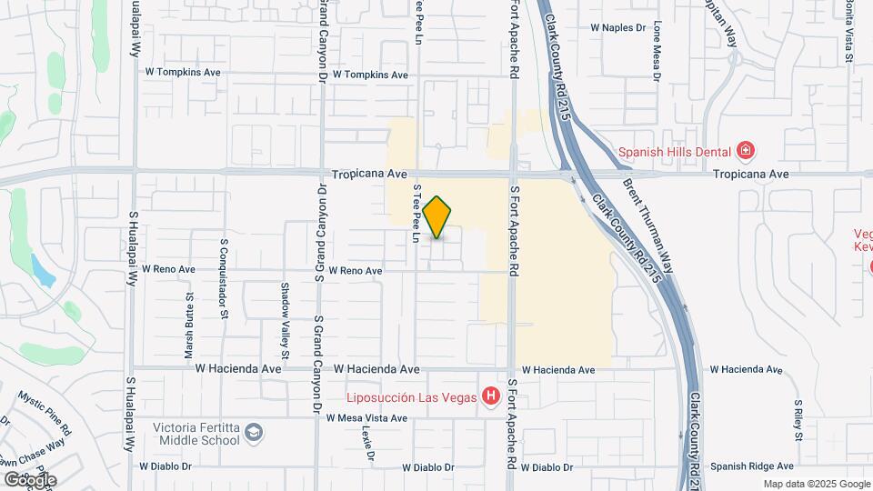 9580 W Reno Ave, Unit 216 Map and Location Details