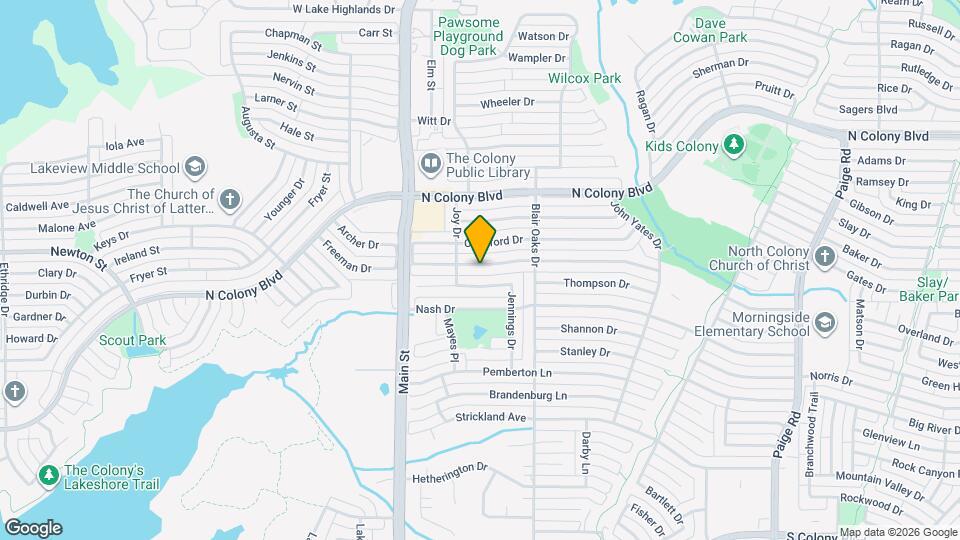 4816 Roberts Dr Map and Location Details