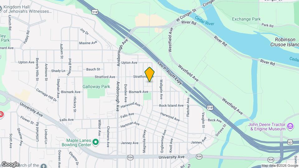 624 Magnolia Pkwy Map and Location Details