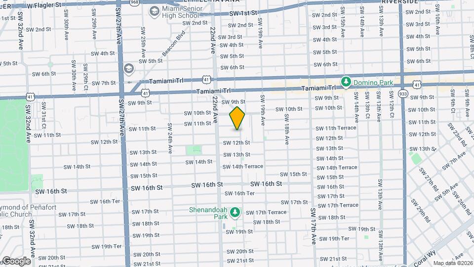 1128 SW 21st Ave Map and Location Details