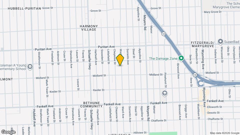 15765 Ward Ave Map and Location Details