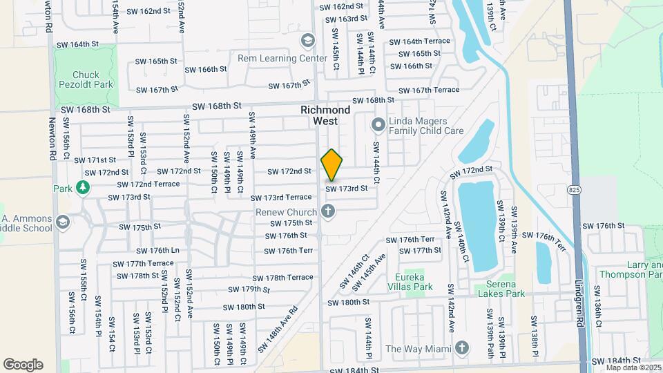 14635 SW 173rd St Mapa y Detalles de la Ubicación