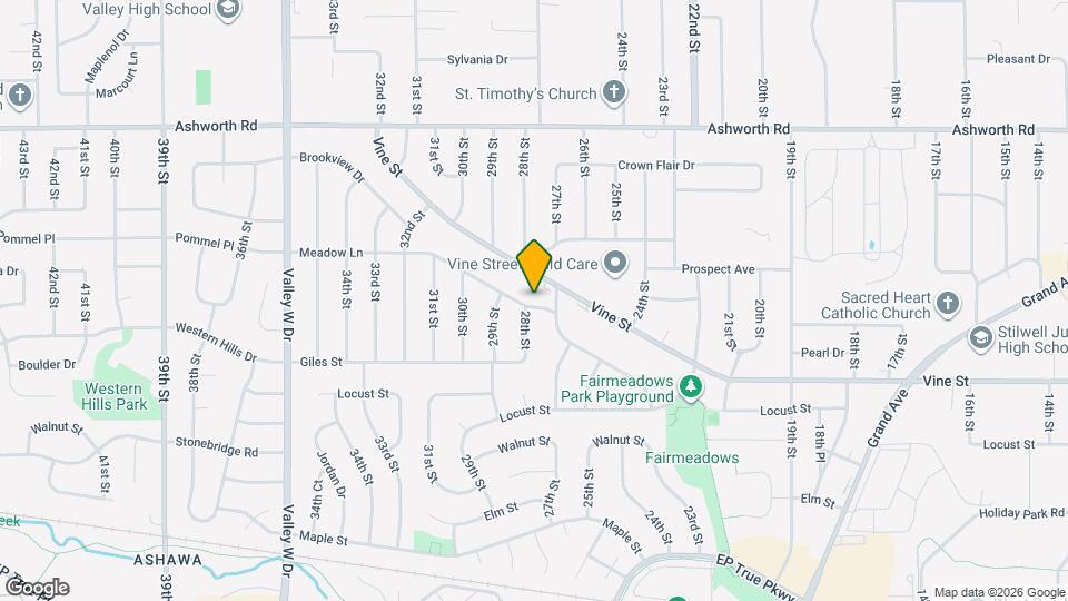 2715 Meadow Ln Map and Location Details