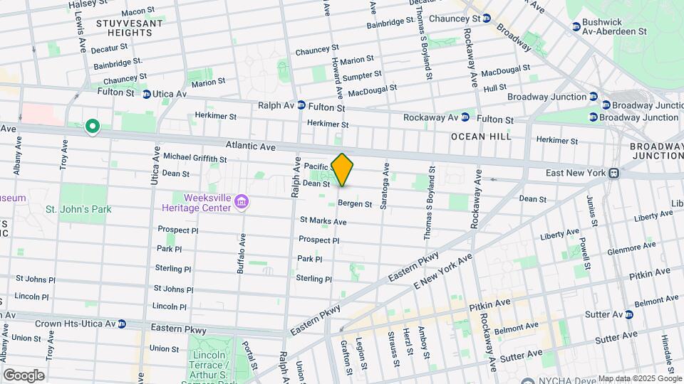 373 Howard Ave Mapa y Detalles de la Ubicación
