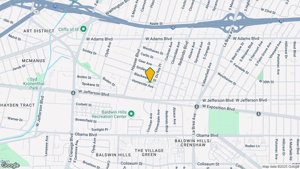 5335 Homeside Ave Map and Location Details