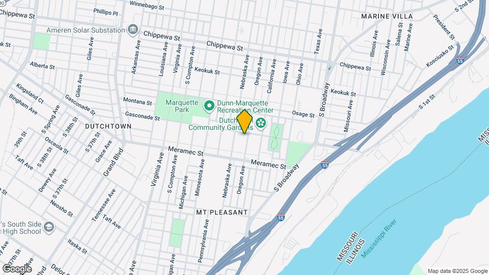 4111 Oregon Ave Mapa y Detalles de la Ubicación