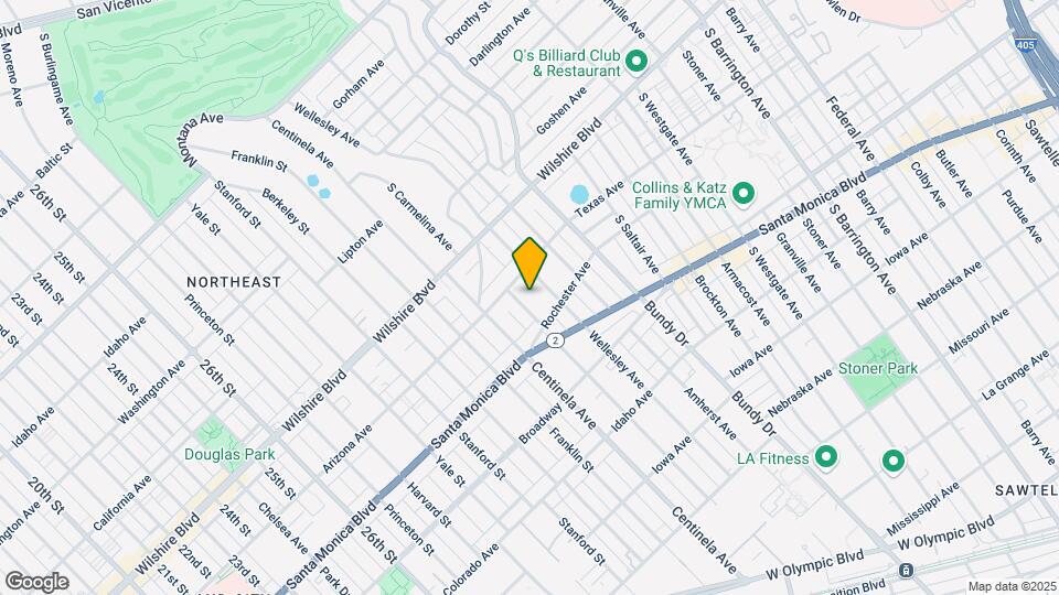 1320 S Carmelina Ave Map and Location Details