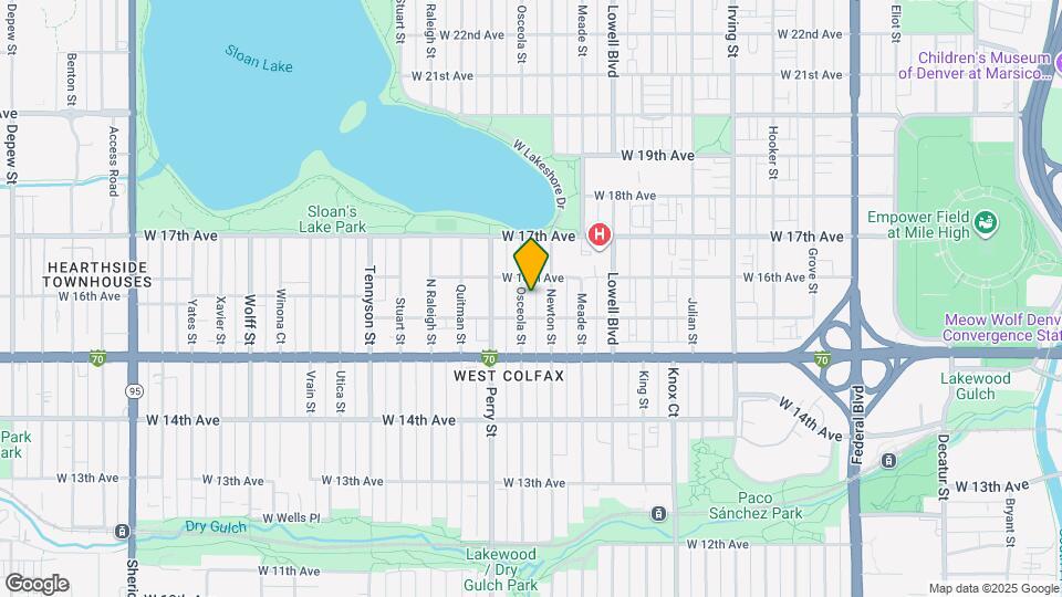 1572 Osceola St Map and Location Details