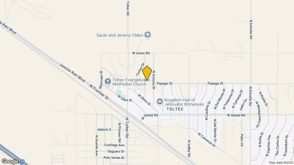 4205 N Montezuma Dr Map and Location Details