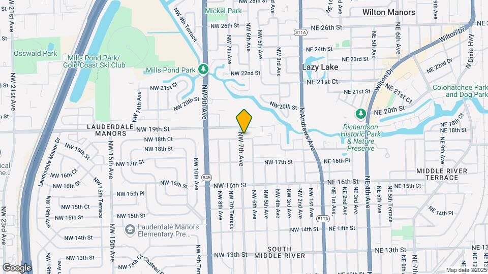 1800 NW 7th Ave Map and Location Details