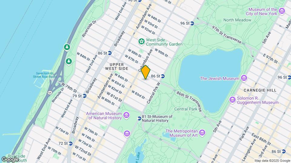 49 W 85th St Map and Location Details