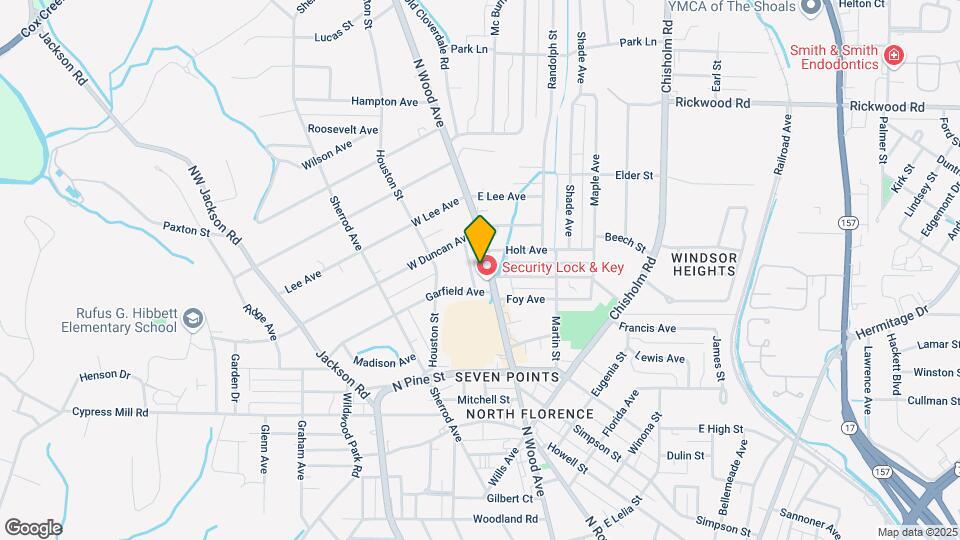 1705 N Wood Ave Mapa y Detalles de la Ubicación