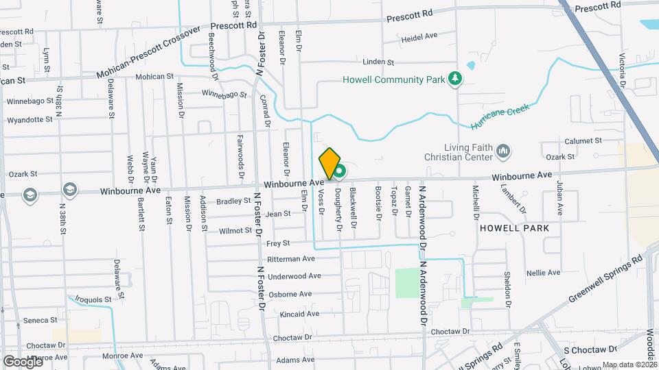 5444 Winbourne Ave Mapa y Detalles de la Ubicación