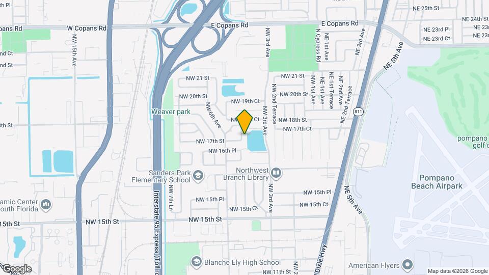 1710 NW 5th Ave Map and Location Details