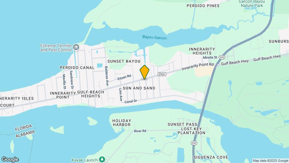 14013 Innerarity Point Rd Map and Location Details