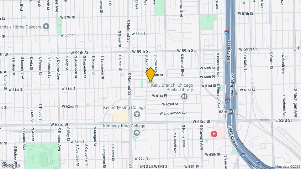650 W 61st St Map and Location Details
