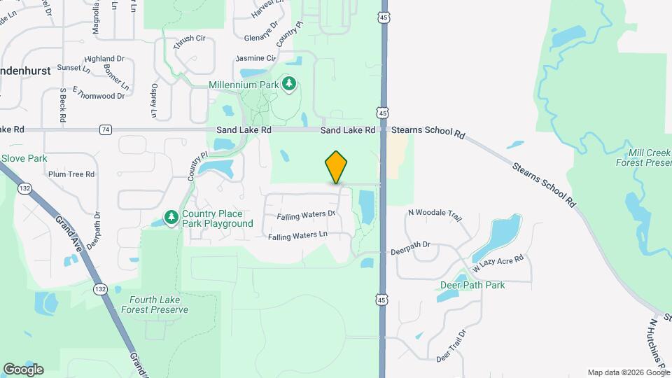 2806 Falling Waters Ln Map and Location Details