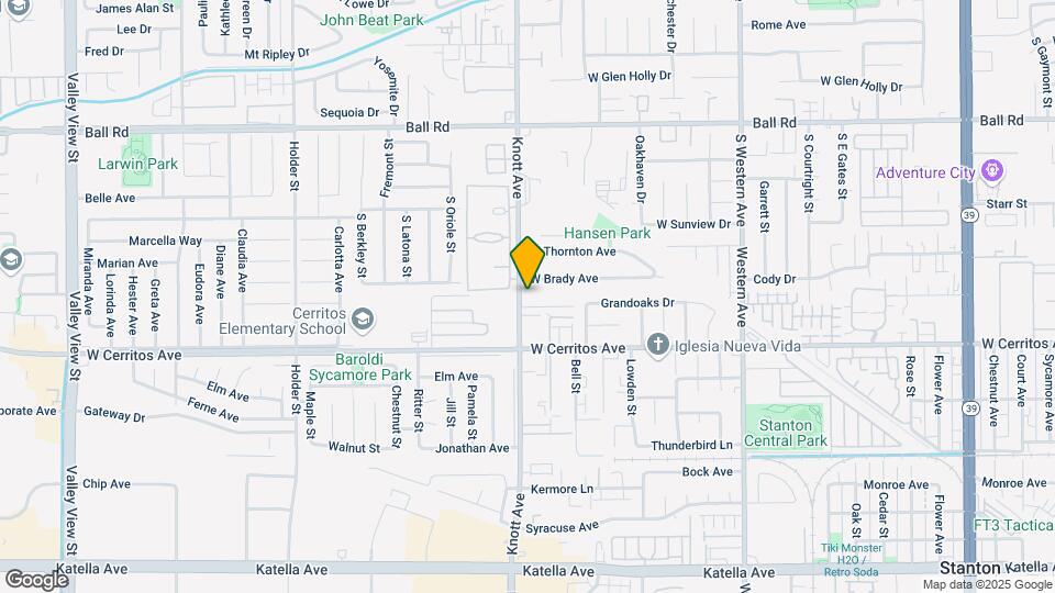 Knott Village Apartments Map and Location Details
