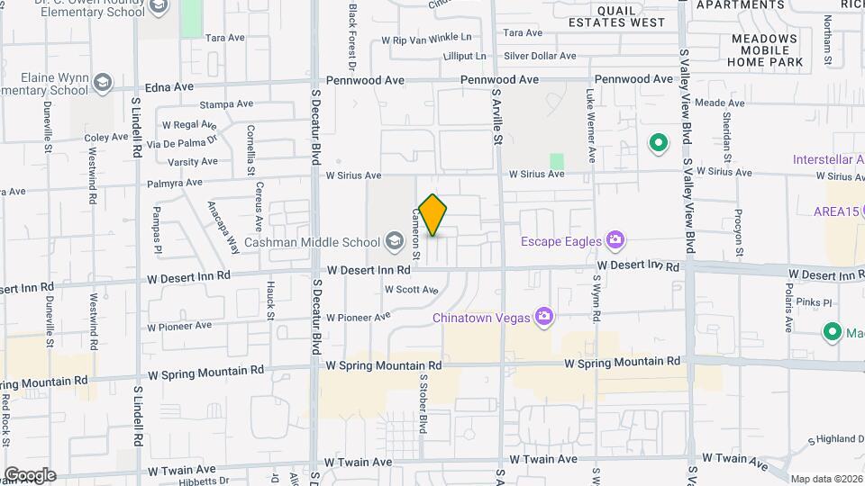3231 Jericho St, Unit A Map and Location Details