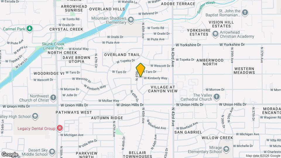 18824 N 44th Dr Map and Location Details