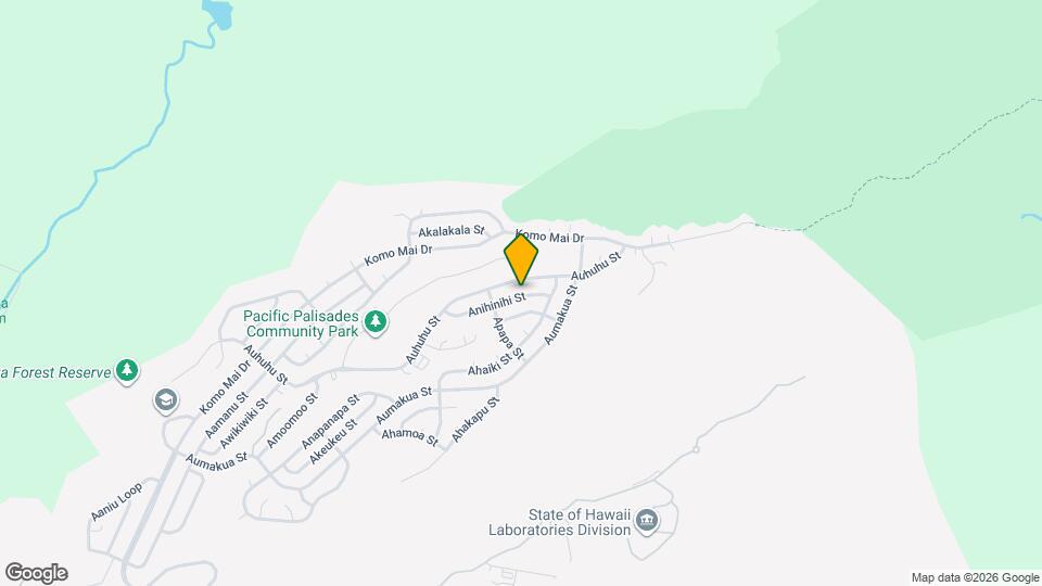 2422 Anihinihi St Map and Location Details