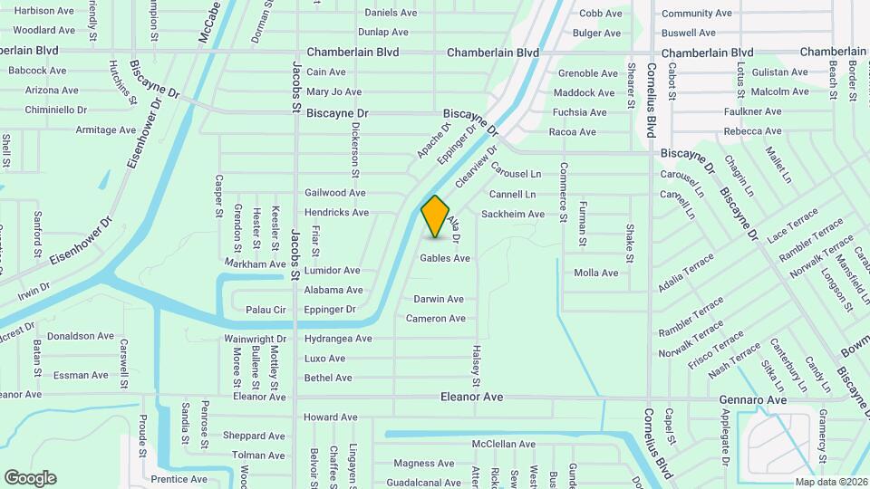 14203 Brisk Ave Mapa y Detalles de la Ubicación