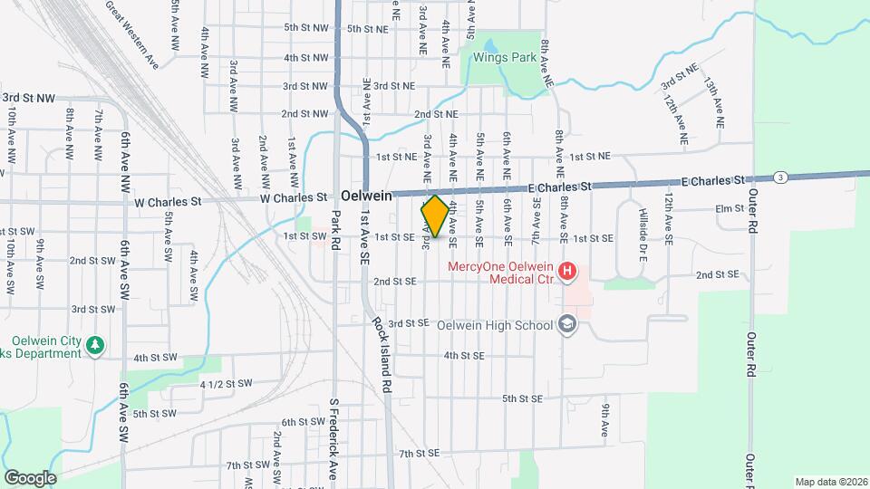 302 1st St SE Map and Location Details