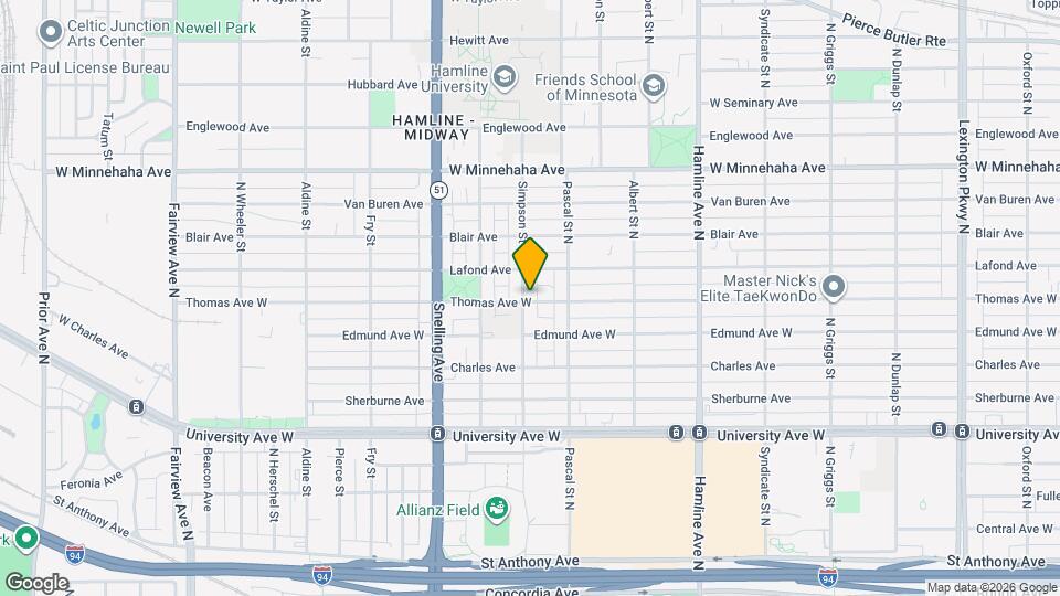 604 Simpson St, Unit Furnished 2BR Basement Ap Mapa y Detalles de la Ubicación