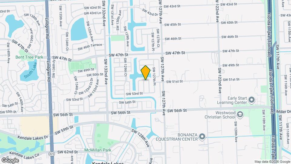 5051 SW 128th Ct Map and Location Details