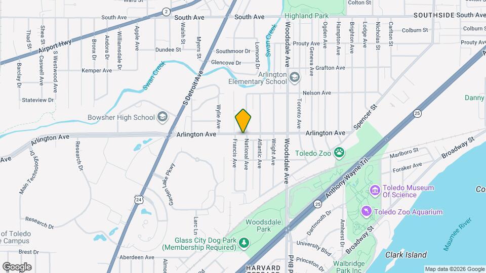 1939 1/2 Arlington Ave Map and Location Details