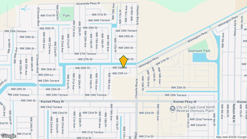 1706 NW 26th St Map and Location Details