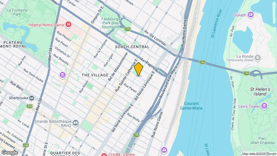 1218 Alexandre-Desève Rue Map and Location Details