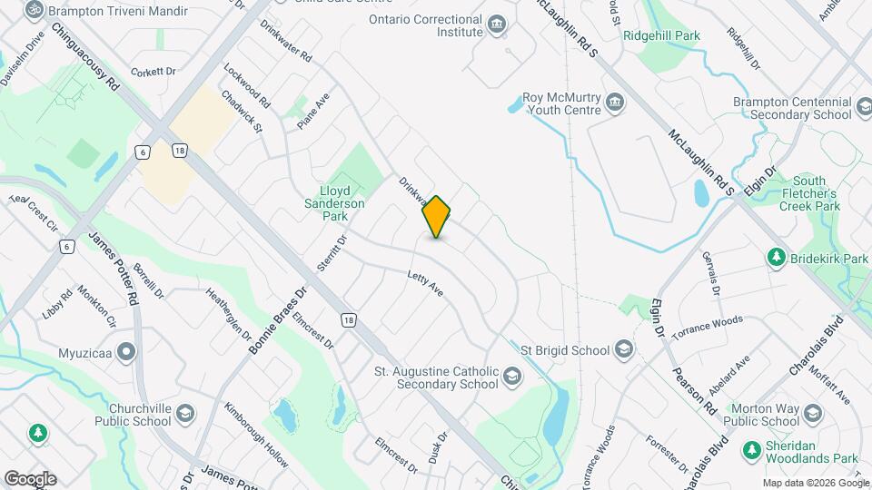 80 Hood Crescent Map and Location Details