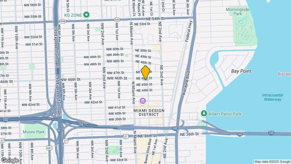 4514 NE 1st Ave Map and Location Details