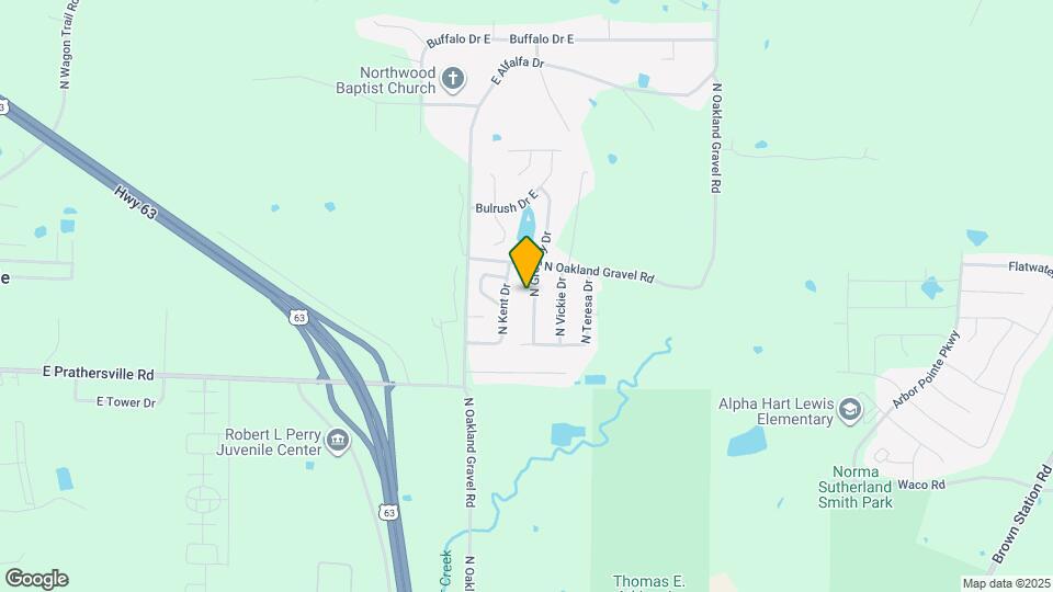 6003 N Gregory Dr Map and Location Details