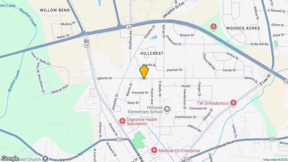 316 Alberta St Map and Location Details