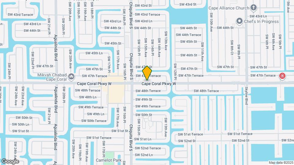 1507 Cape Coral Pkwy W Map and Location Details