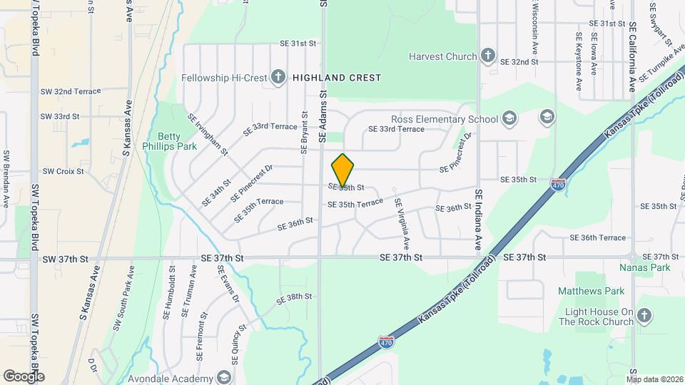 641 SE 35th St Map and Location Details