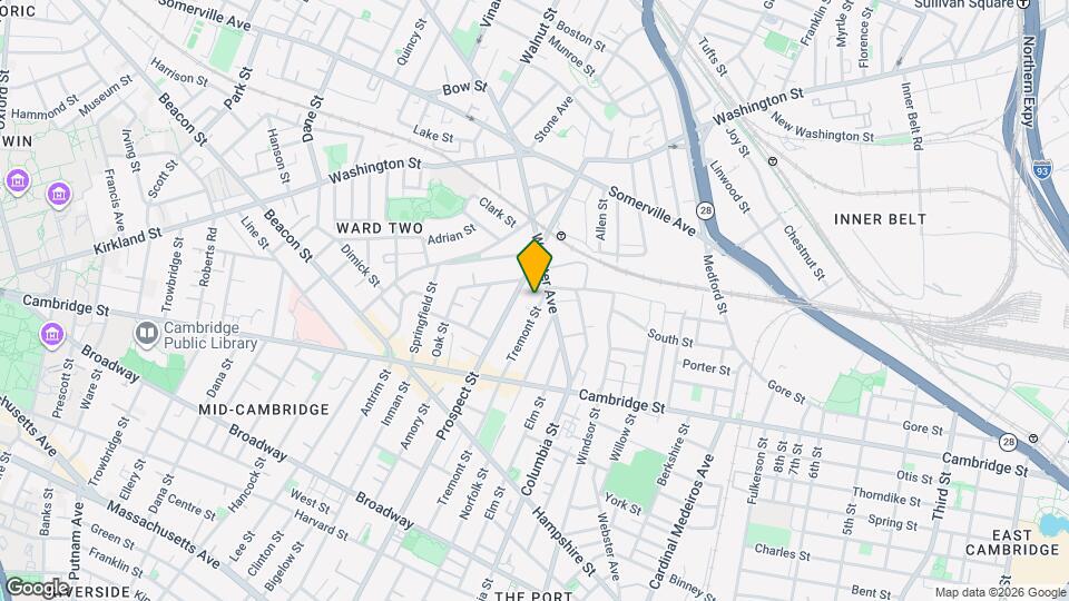 219 Tremont St, Unit 219 / 3 Map and Location Details