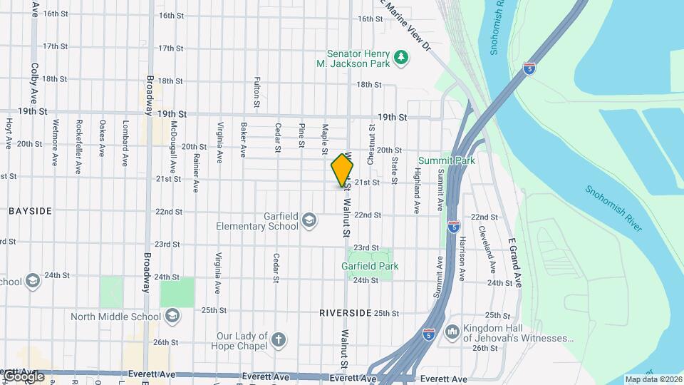 2112 Walnut St Map and Location Details