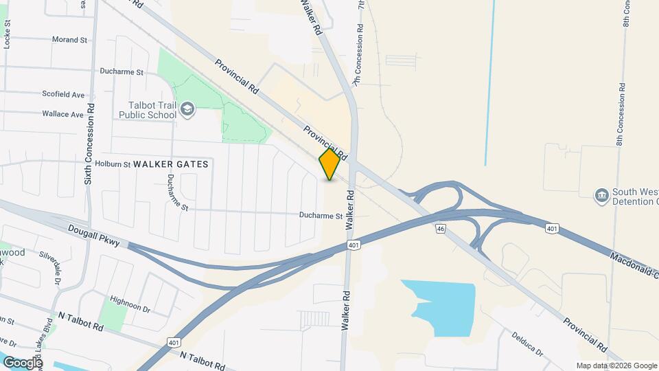 4775 Walker Rd Map and Location Details