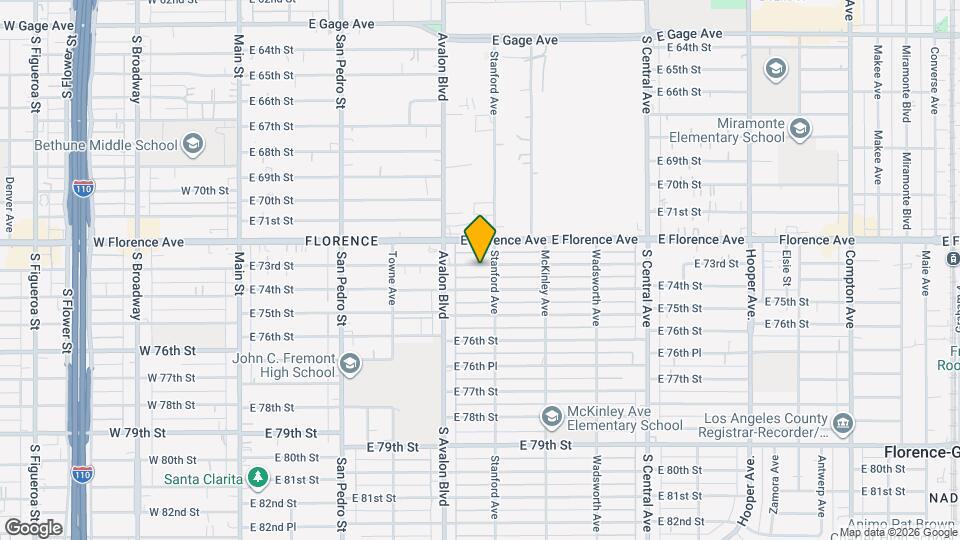 642 1/2 E 73rd St, Unit 642 1/2 E 73rd St Map and Location Details