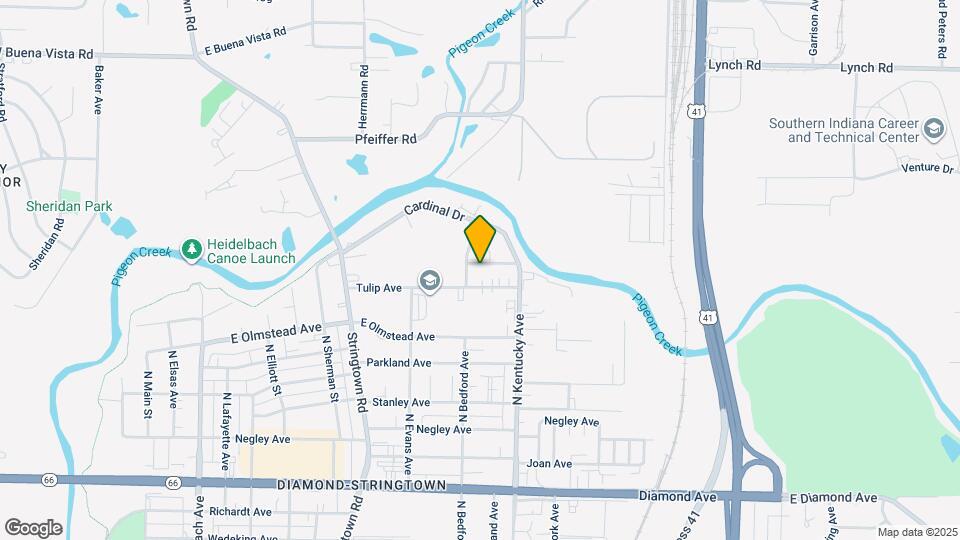 909 Idlewild Dr Map and Location Details
