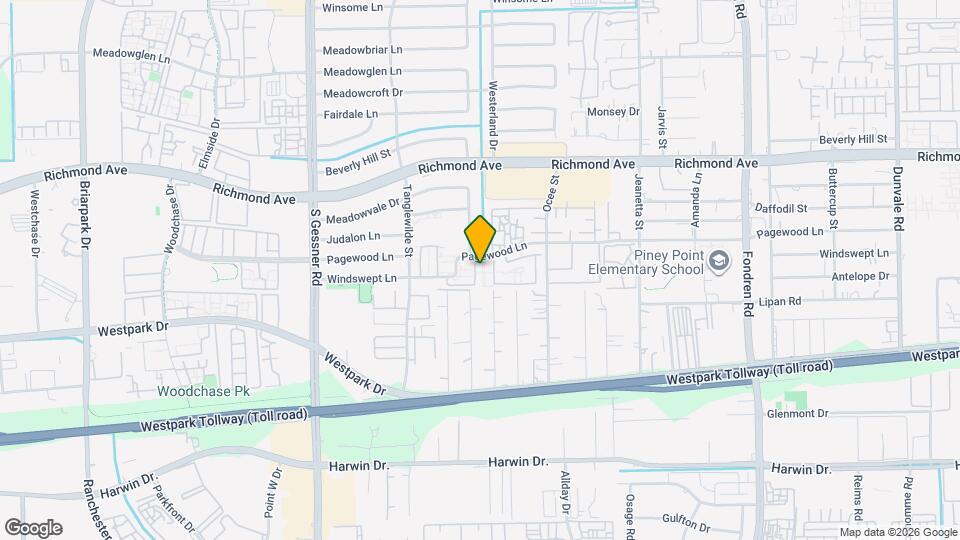 9461 Pagewood Ln Map and Location Details