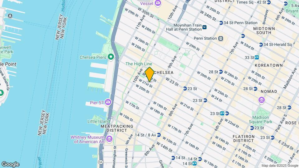 425 W 21st St Map and Location Details