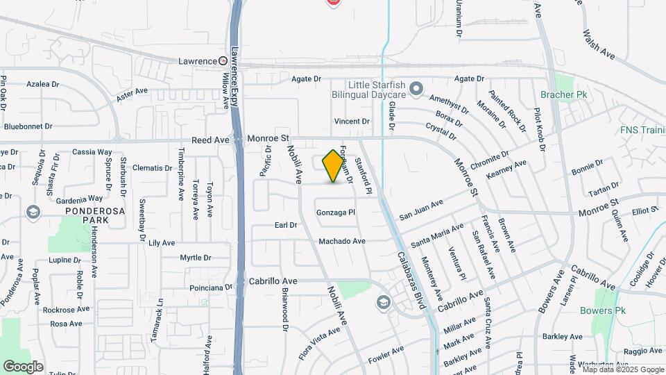 3430 Notre Dame Dr Map and Location Details